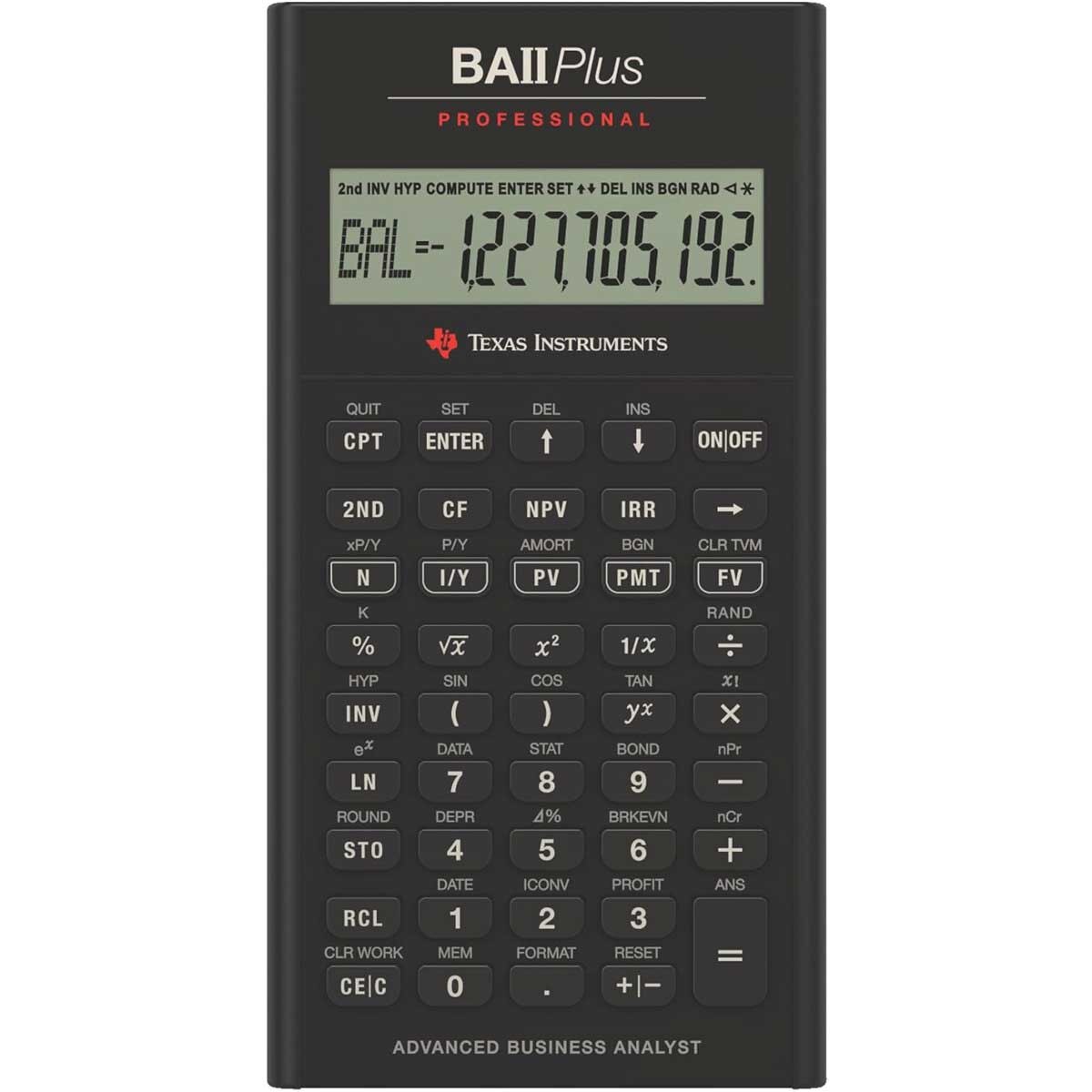 Texas Instruments BA II Plus Professional Calculator
